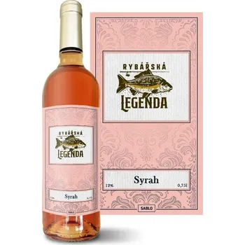 Víno Sablio Růžové víno Rybářská legenda: 0,75 l