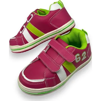 Dívčí tenisky Camo Dívčí růžové tenisky na suchý zip 22 Barva: Růžová, Velikost: 26