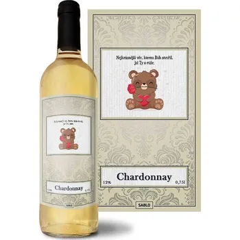 Víno Sablio Bílé víno Nejkrásnější věc, kterou Bůh stvořil, jsi Ty a růže: 0,75 l