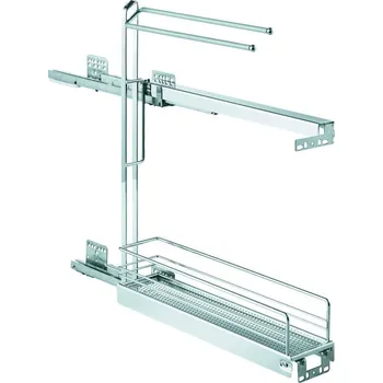 Nábytkové kování KES 233464 boční koš a držák utěrek, 150mm, Arena Classic, pravý, chrom (KES 233464 boční koš a držák utěrek, 150mm, Arena Classic, pravý, chrom)
