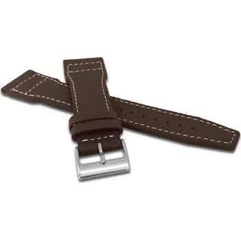 Zúžený hnědý řemínek LAVVU CUT z luxusní kůže Top Grain LSEAC Šířka řemínku: 20mm