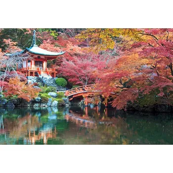 Diamantové malování Diamantové malování - Japonský domek u jezera - č. 632 40x50 cm