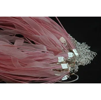 Korálek Šňůrka na krk s šifonem č. 22