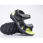 Dětské sandály Kota Drift Jnr RKF613-824 Šedá se zelenou - Regatta šedá-neon zelená 28