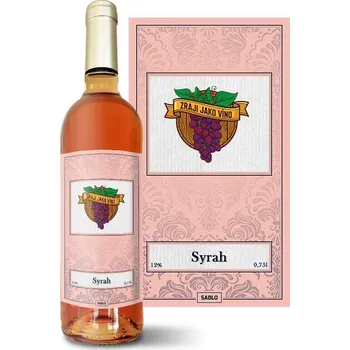 Víno Sablio Růžové víno Zraji jako víno: 0,75 l