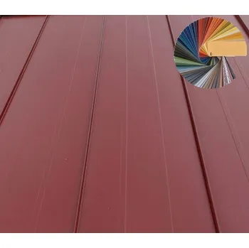Střešní krytina Plechový fasádní panel BP2 LAMBDA L25 0,5 mm RAL lesklá
