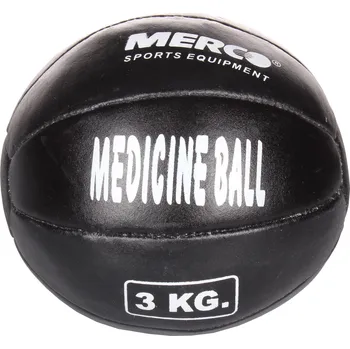 Medicinbal Medicinální míč kožený Merco Black Leather, 5 kg