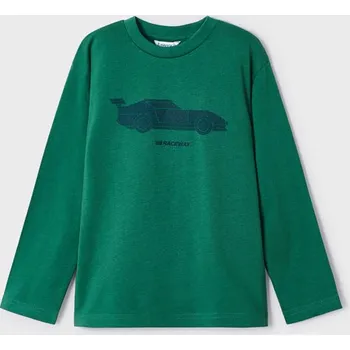 Chlapecké triko s dlouhým rukávem zelené Mayoral 4018 Velikost: 9 let (134 cm)