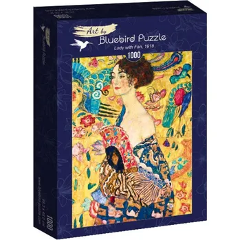 Puzzle Bluebird Puzzle Dáma s vějířem 1918 1000 dílků