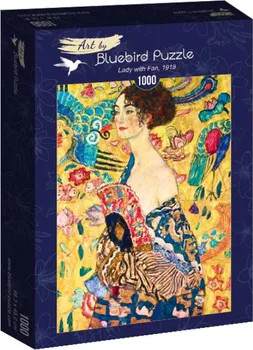 Puzzle Bluebird Puzzle Dáma s vějířem 1918 1000 dílků
