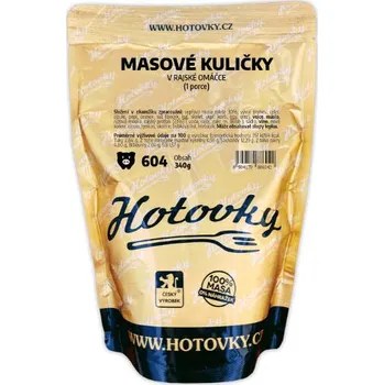 Hotové jídlo Hotovky Masové kuličky v rajské omáčce 1 porce