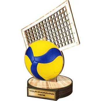 Poháry Bauer Dřevěná plaketa RW110 | Volejbal