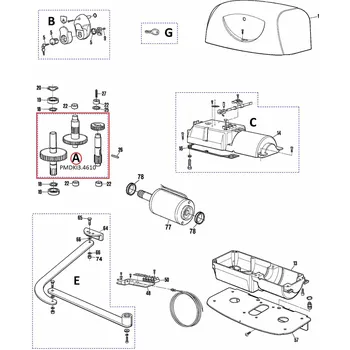 PMDKI3.4610 kit převodovky pro Hyppo 24V