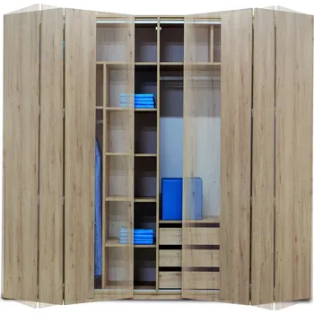 Šatní skříň Nábytek Mikulík Skříň GRANDE 240 cm - bezúchytkové otevírání