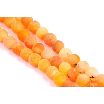 Korálek Minerál dračí achát č.2 (8mm)