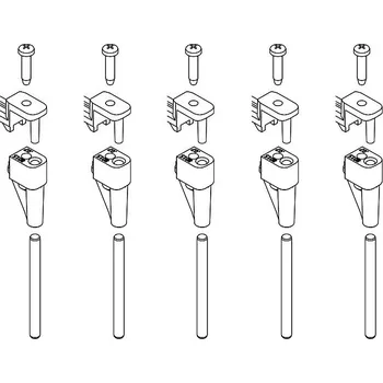 Modelová železnice Podúrovňová zástavbová sada přestavníků EVO-S G - Massoth 8444090 (Zahradní železnice)