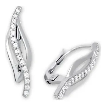 Náušnice Soliter Elegantní náušnice z bílého zlata 745 239 001 00579 0700000 + 2 měsíce na vrácení zboží