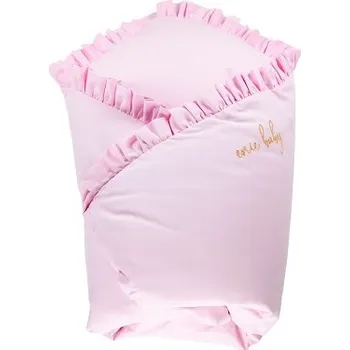 Zavinovačka ENIE BABY péřová zavinovačka SWEET 80x80cm Růžová