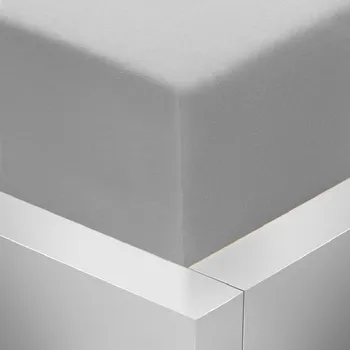 Prostěradlo Stanex Jersey napínací prostěradlo světle šedé ROZMĚR: (š/d/v) 180 x 200 x 20 cm