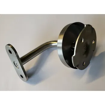 Zábradlí proschody.cz Držák madla nerezový plochý - rozeta