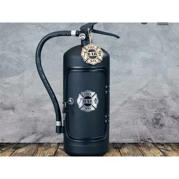 Hasicí přístroj Hasicí bar s láhví alkoholu: Černý