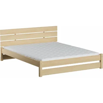 Postel KLASA-NÁBYTEK.cz Dvoulůžková postel PRIMA PLUS - borovice ROZMĚR: 140 x 200 cm - ATYP