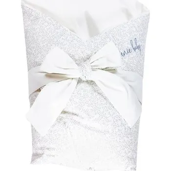 Zavinovačka ENIE BABY péřová zavinovačka SATINE 80x80cm Grey Leaves