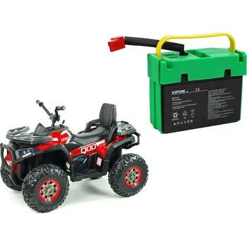 Dětské elektrovozidlo andos Bateriový box pro dětskou čtyřkolku X-MAX 607 4x2, baterie 12V/7Ah