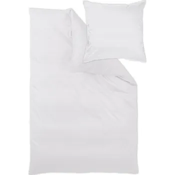 Povlečení Bavlněný satén brokát Curt Bauer - Bente - šedá Rozměr: 140/200, 70/90