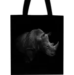 Nákupní taška unisex s potiskem Nosorožec ve stínu