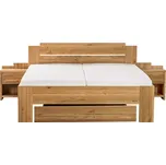 AHORN CZ, s.r.o. Dvoulůžková postel GRADO - dub divoký ROZMĚR: 180 x 200 cm