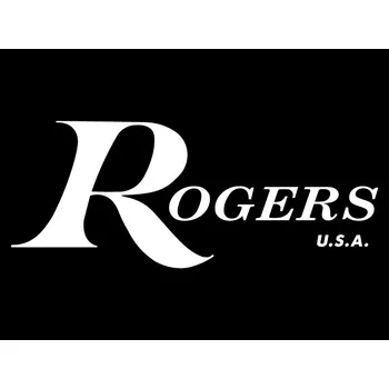 Blána LOGO ROGERS samolepící,bílé 96111