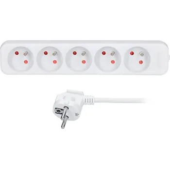 elektrický kabel Solight Emos P0513R 3m 5 zásuvek