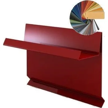 plechová krytina Blachdom Plus Závětrná lišta dolní - plechová krytina Omak Line PU mat 50μm