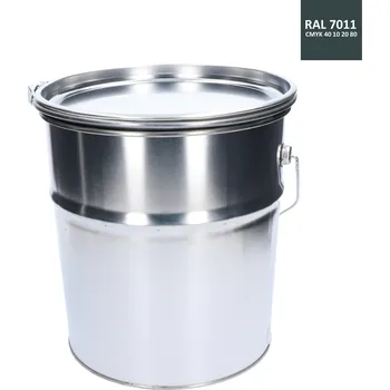 barva na kov Barva antikorozní polomatná na zinek 10 kg - ocelová šedá