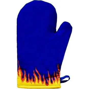 Kuchyňská zástěra DekorTextil Chňapka kuchyňská Hasič - modrá