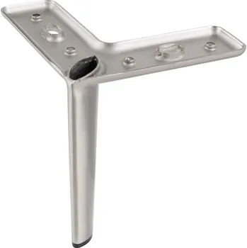 Nábytkové kování Interex Nábytková nožka GOLEM / Nikl satén 150 mm