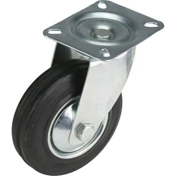 Pojezdové kolečko Kolečko pojezdové, 125mm, otočné, tvrdá pryž, 100kg