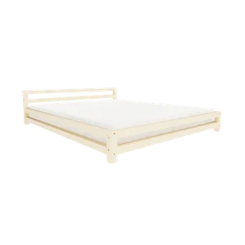 Postel Velké jednolůžko MODERN 120x200 SMRK - Nelakovaná