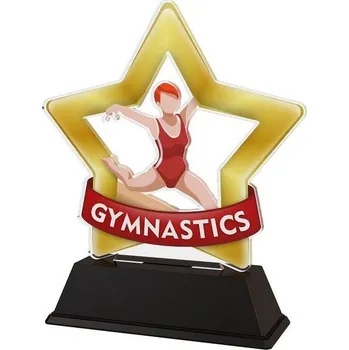 Poháry Bauer Akrylátová trofej STAR001M31 | Gymnastika
