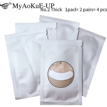 Umělé řasy Silikonové podložky na řasy 200 kusů