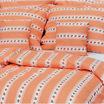 Povlak na dekorativní polštářek Stanex Povlak na polštářek bavlněný Barunka oranžový (LS175) ROZMĚR: 40 x 40 cm