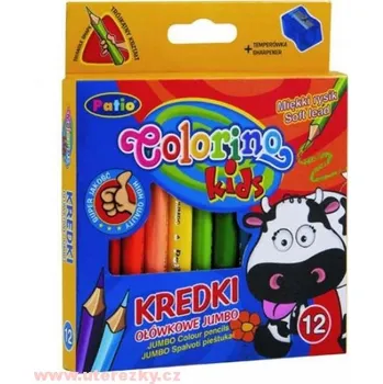 Pastelka Pastelky 10ks Colorino Jumbo TRIO mini trojhranné > varianta 01-10-trojhranné mini