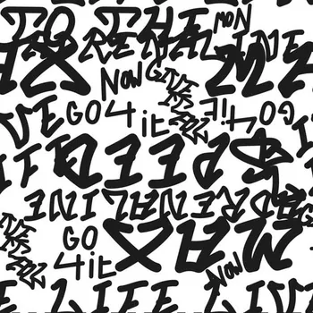 Úplet 22500 bílý, černé písmo, š.145