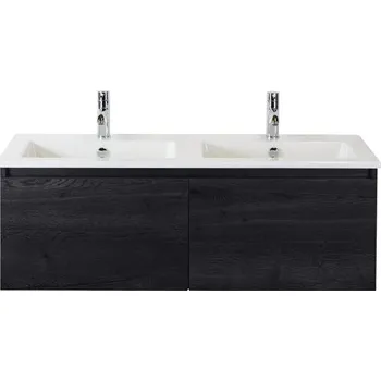 Koupelnový nábytek Koupelnová sestava Sanox Frozen 121 cm dub černý 75734949