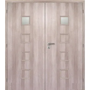 Interiérové dveře Dveře DOORNITE interiérové 180 cm QUADRA 1 dvoukřídlé