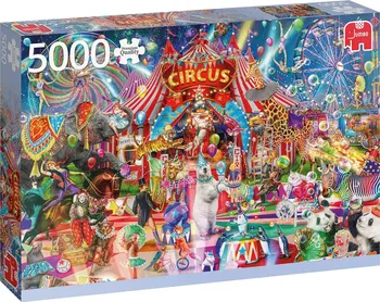 Puzzle Jumbo Noc v cirkuse 5000 dílků