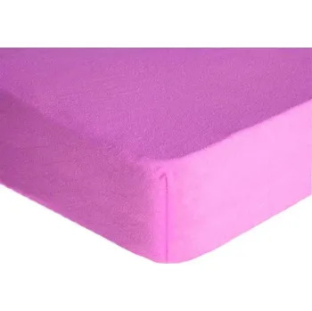 Prostěradlo DekorTextil Napínací prostěradlo FROTÉ Premium fialové ROZMĚR: (š/d/v) 200 x 200 x 20 cm