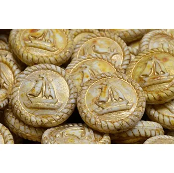 Korálek Korálky Plachetnice č.4115 (20x20mm)