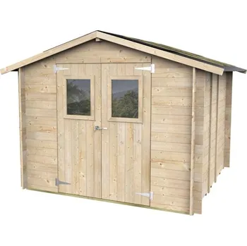 Zahradní domek Zahradní domek ALCE HOBBY 248x248 cm, tl.19 mm (Domek na nářadí ze dřeva ALCE)